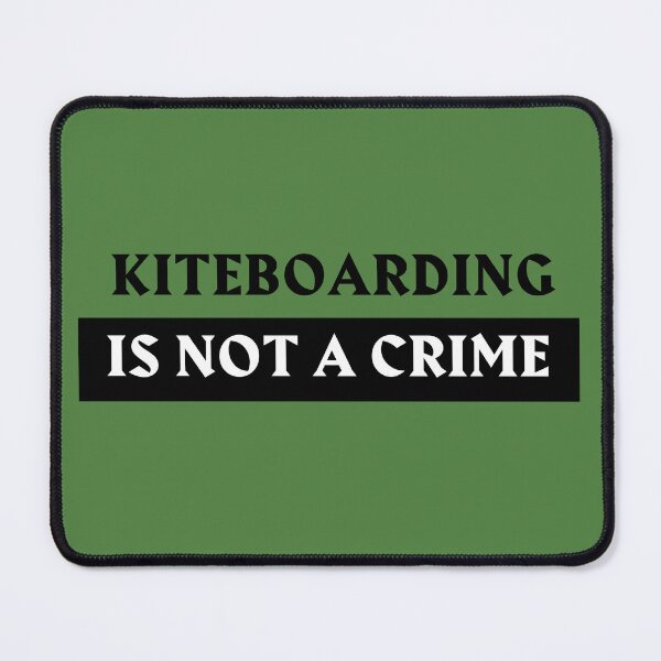 Item preview, Kiteboarding is not Crime - kitesurfing designed and sold by maxigold.