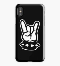 Too Much Metal! Hand Sign iPhone Case