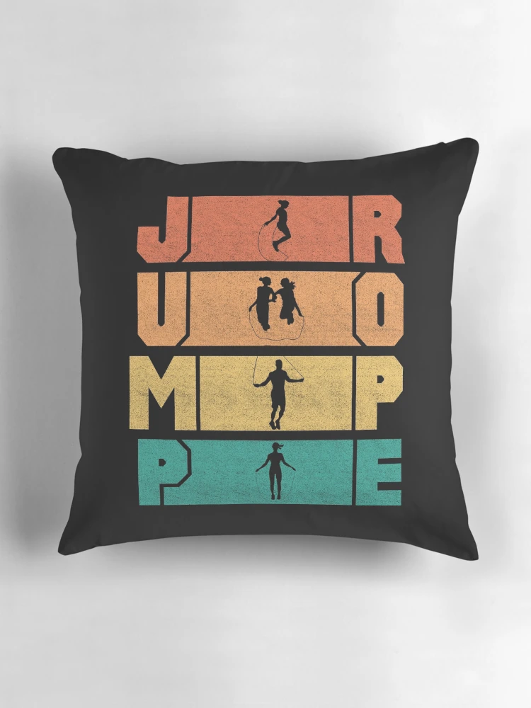 Thumbnail 3 of 4, Pillow, Jump Rope Skipping Rope Jumping Jump Rope designed and sold by ShopTheStyle.