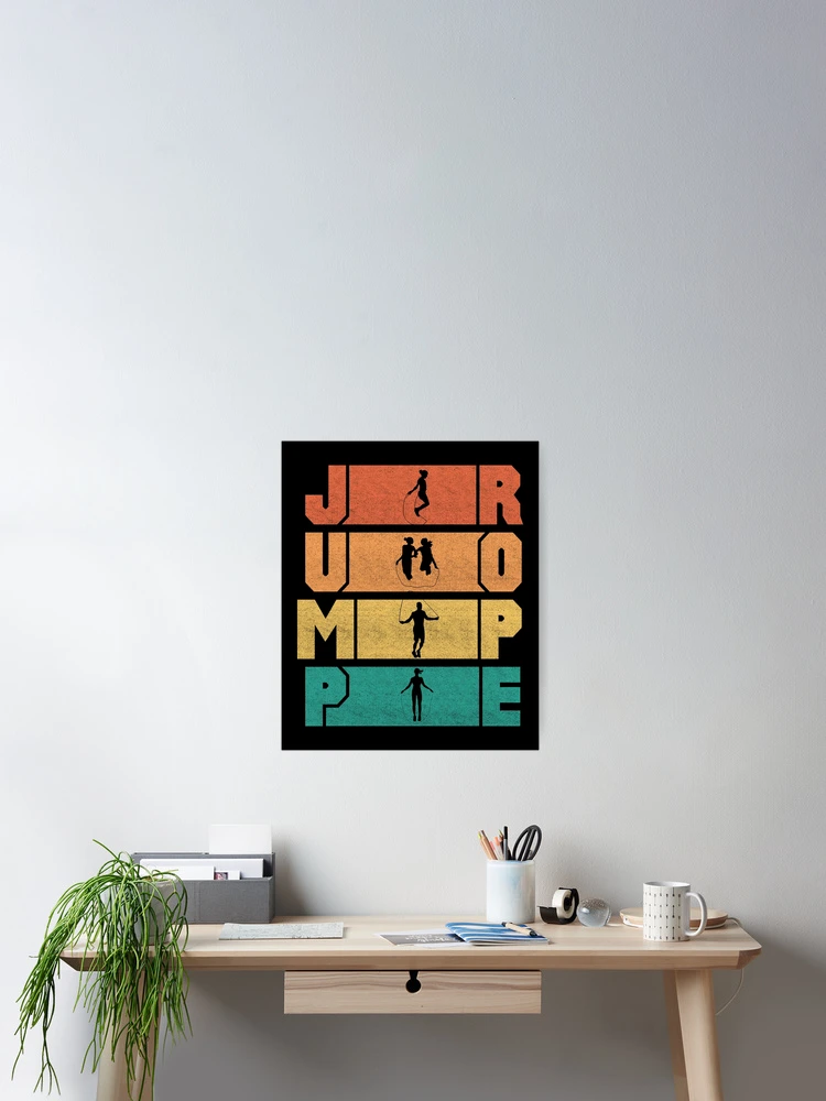Thumbnail 2 of 3, Poster, Jump Rope Skipping Rope Jumping Jump Rope designed and sold by ShopTheStyle.