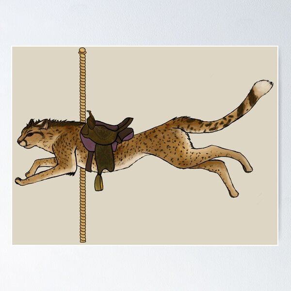 Item preview, Carousel Cheetah designed and sold by Allison Rochon.