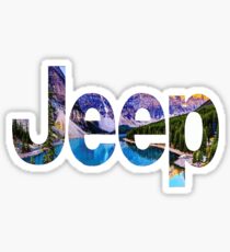 Jeep Scenery Logo Sticker