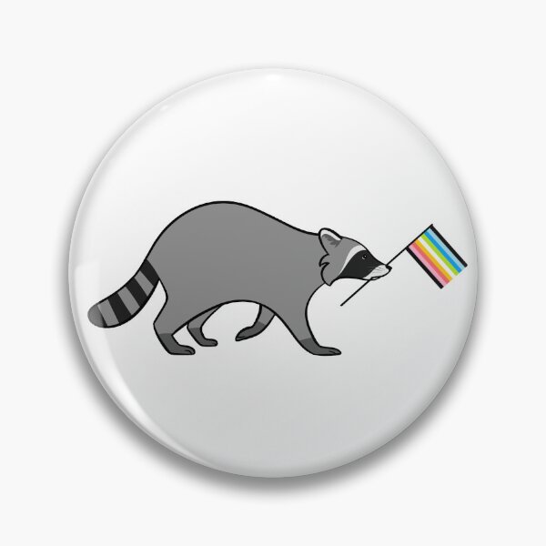 Item preview, Queer Pride Raccoon designed and sold by Oreo-Lynx.