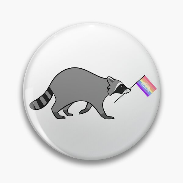 Item preview, Xenogender Pride Raccoon designed and sold by Oreo-Lynx.