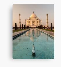 Taj Mahal Reflexion Indien Leinwanddruck