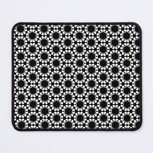 Item preview, Monochrome B&W Repeat Monotone Pattern Design #5 designed and sold by tessellnator.