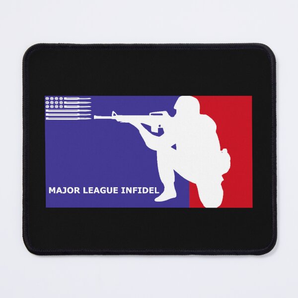 Item preview, MAJOR LEAGUE INFIDEL (US BULLET FLAG) designed and sold by RENAGADE4LYF.