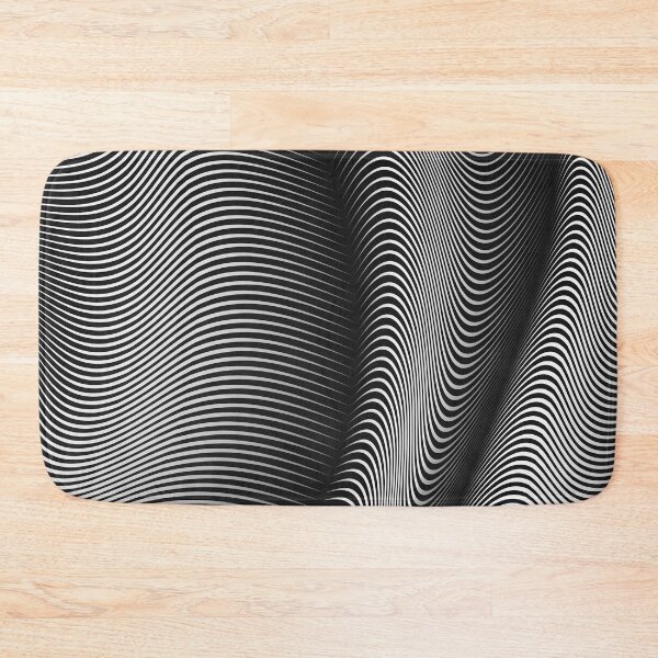 Item preview, Monochrome B&W Repeat Monotone Pattern Design #9 designed and sold by tessellnator.