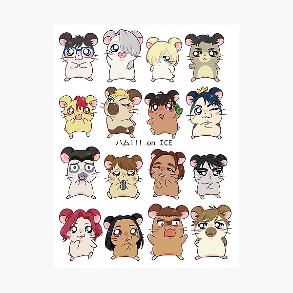 Item preview, ハム!!! on ICE designed and sold by rianemone.
