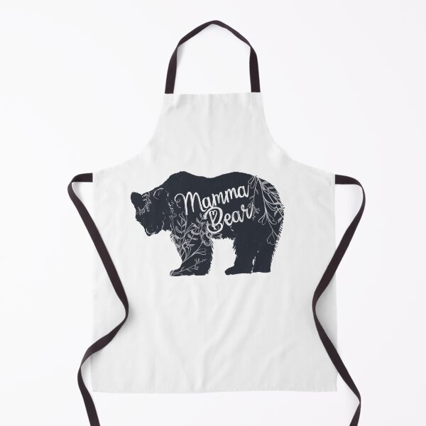 Item preview, Mama bear silhouette chalk art hand lettering wildflowers  designed and sold by lilbitwhimsy.