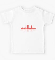 Im Stadtzentrum gelegener Wichita in der Koralle Kinder T-Shirt