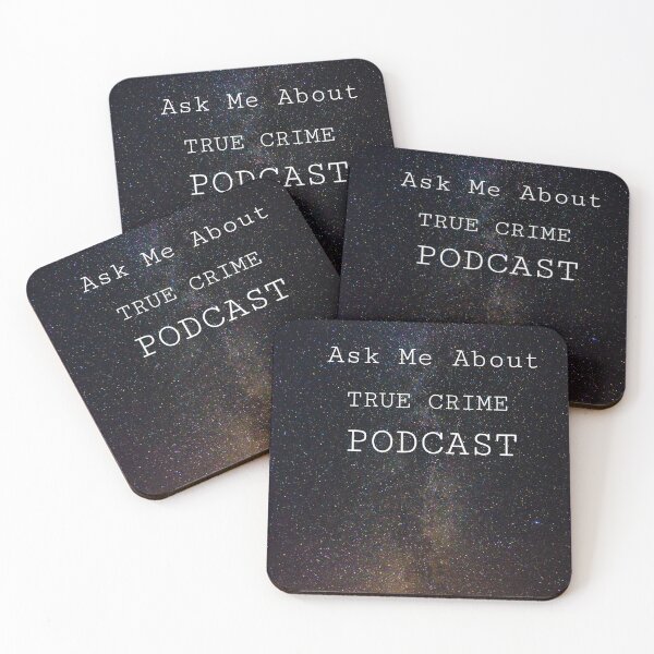 Item preview, Ask me about true crime podcast designed and sold by Verbiage24.
