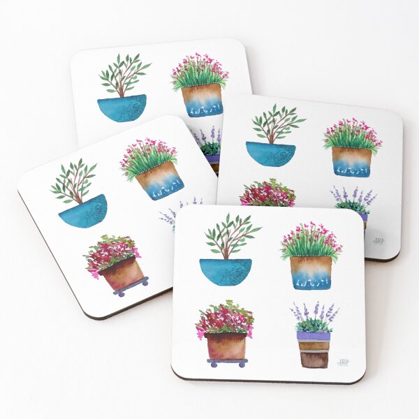Item preview, Potted Plant Set 01 designed and sold by ArtVibing.