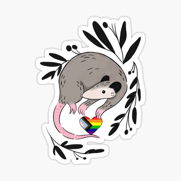 Opossum de la fierté Sticker