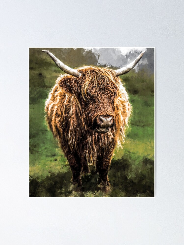 Cow Print Animal Print Highland Cows ' All Three ' T-Shirt Cow Print Animal Print Highland Cows ' All Three ' T-Shirt