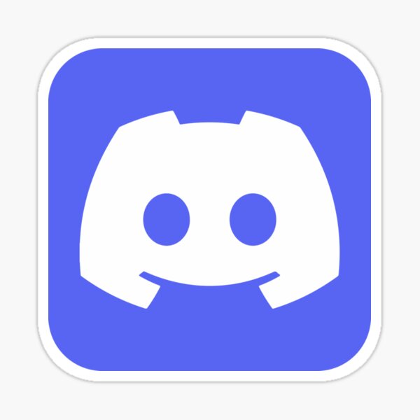 Discord logo nuevo Pegatina
