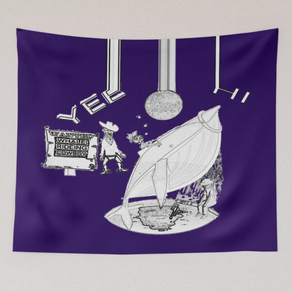 Item preview, WHALE RIDEING COWBOY YEE HI - UNIQUE DESIGN  designed and sold by RJ-LORD.