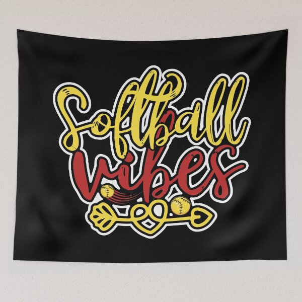 Item preview, Lanzamiento rápido de Softball Vibes Heart designed and sold by 99Fastpitch.