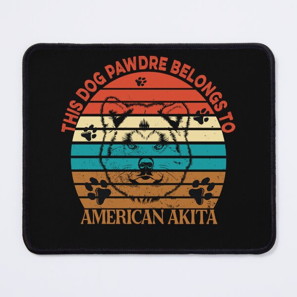 Item preview, Dog Pawdre Dad American Akita Puppy Owner Vintage designed and sold by Cuddlythopia.