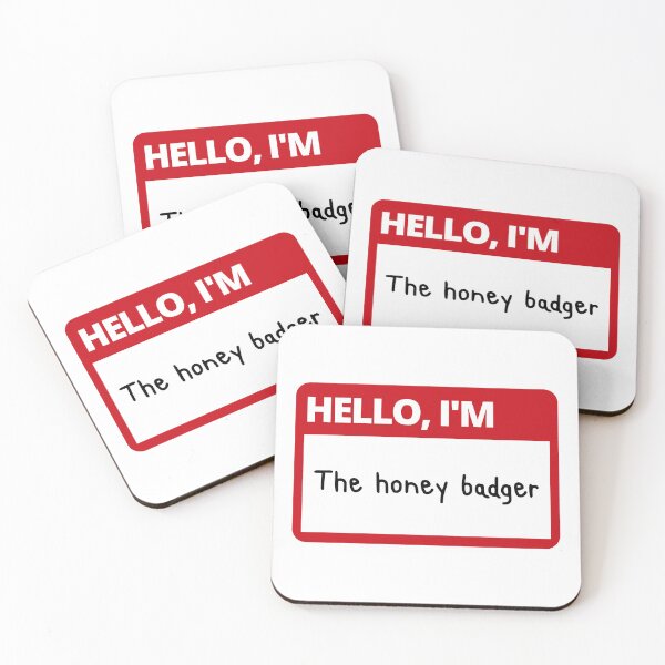 Item preview, Funny name tag Daniel Ricciardo the honey badger designed and sold by ff1merch ..
