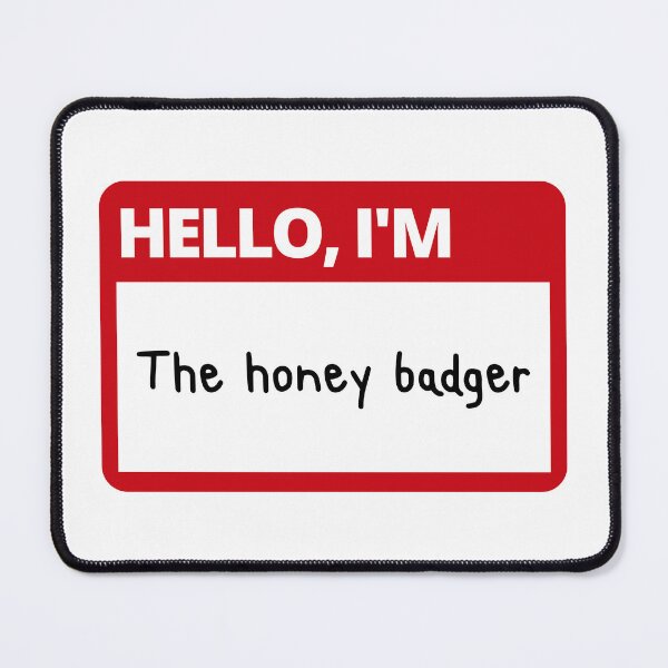 Item preview, Funny name tag Daniel Ricciardo the honey badger designed and sold by ff1merch ..