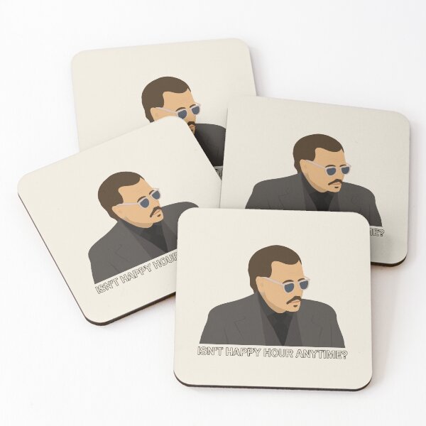 Item preview, Isn't Happy Hour Anytime? - Johnny Depp designed and sold by ValentinaHramov.