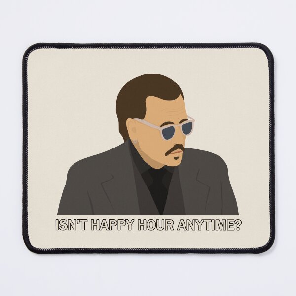 Item preview, Isn't Happy Hour Anytime? - Johnny Depp designed and sold by ValentinaHramov.