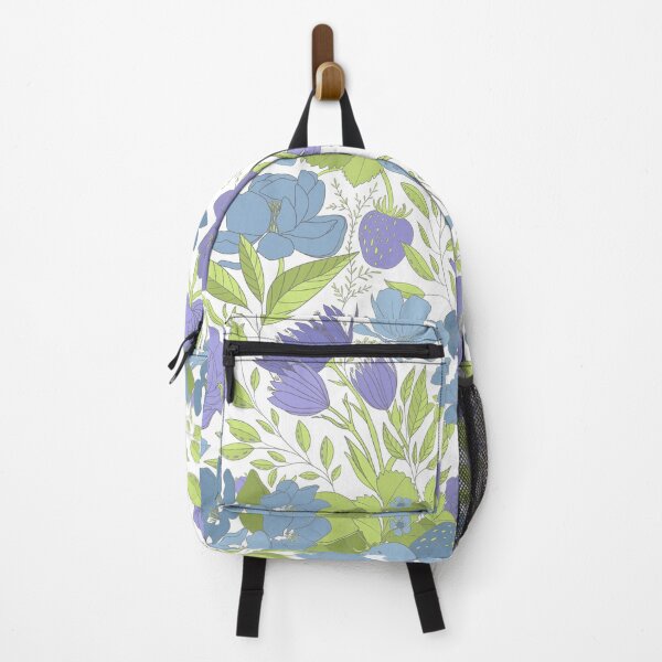 Item preview, Lilac, Skyblue and Lime Florals designed and sold by OranelloDesigns.