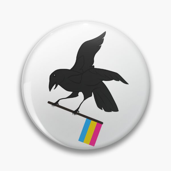 Item preview, Pansexual Pride Crow designed and sold by Oreo-Lynx.