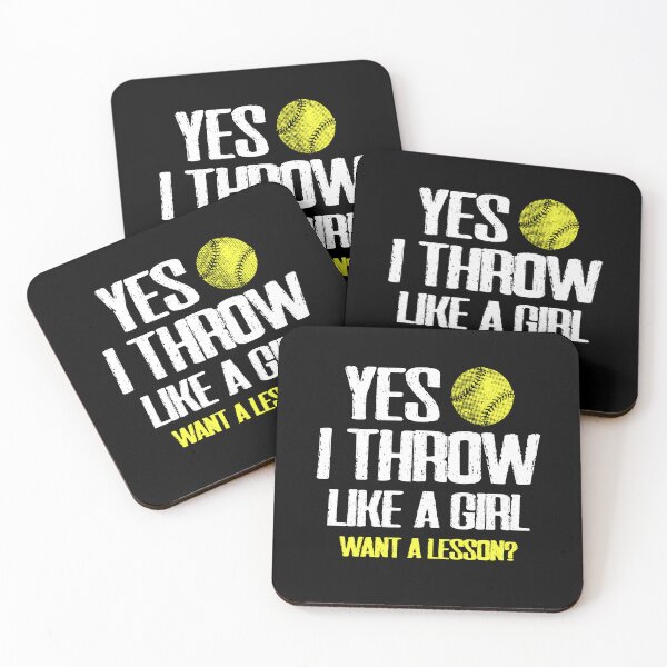 Item preview, Yes I Throw Like A Girl Want A Lesson ? Fastpitch Softball designed and sold by 99Fastpitch.