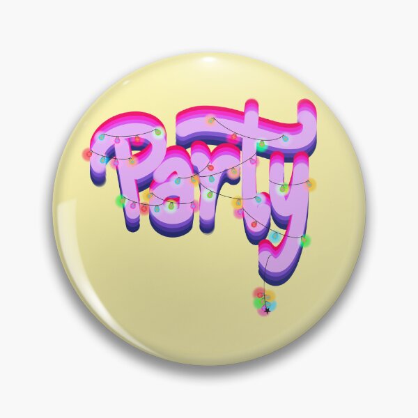 Artikelvorschau, bunte Party-Typografie entworfen und verkauft von AidenTells.