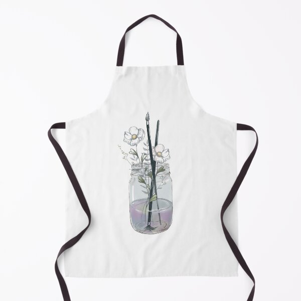 Item preview, Artist brush painting rainbow water mason jar flowers designed and sold by lilbitwhimsy.