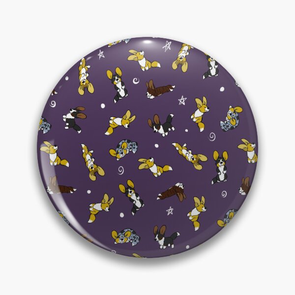 Item preview, Purple Cardigan Welsh Corgi Scribbles designed and sold by cardimac.