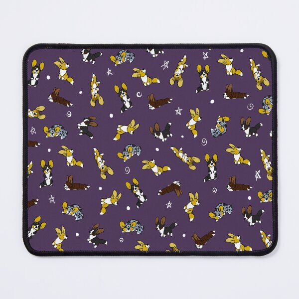 Item preview, Purple Cardigan Welsh Corgi Scribbles designed and sold by cardimac.