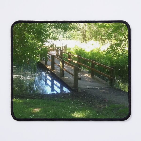 Item preview, Bridge in tranquil park  designed and sold by Sophia-Adams.