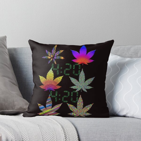 Aperçu de l'œuvre MOTIF DE COULEUR DE FEUILLE DE MARIJUANA. créée et vendue par BestDesignbySof.