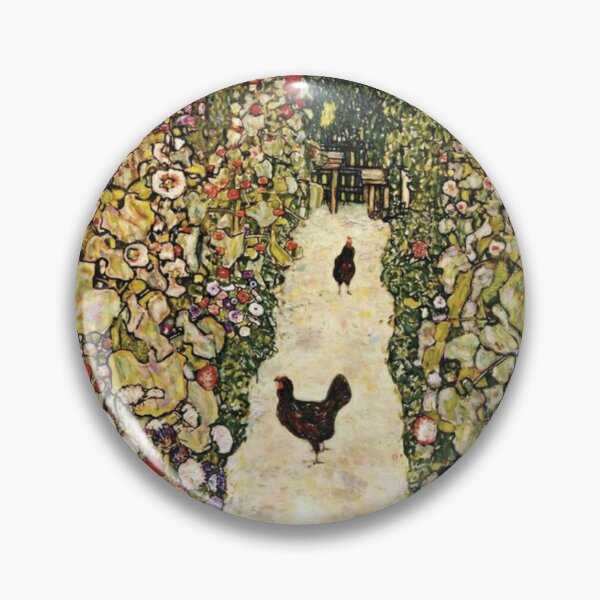 Item preview, Gustav Klimt Garden Path with Hens designed and sold by Olivia-One.