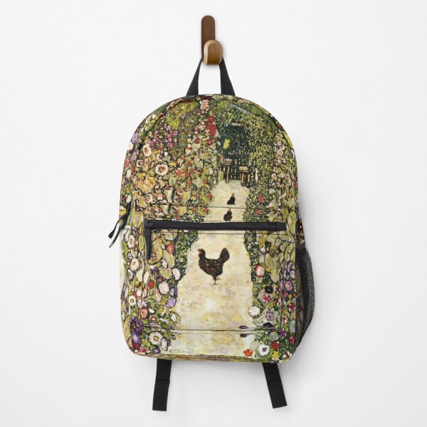 Item preview, Gustav Klimt Garden Path with Hens designed and sold by Olivia-One.