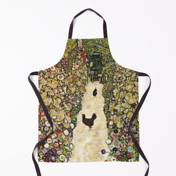 Item preview, Gustav Klimt Garden Path with Hens designed and sold by Olivia-One.