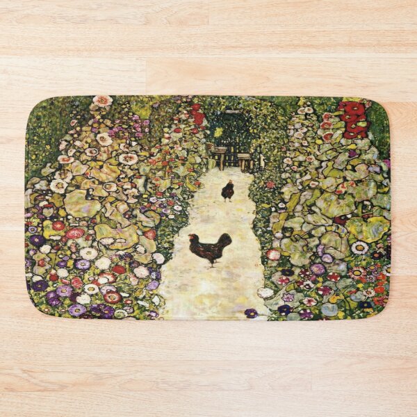 Item preview, Gustav Klimt Garden Path with Hens designed and sold by Olivia-One.