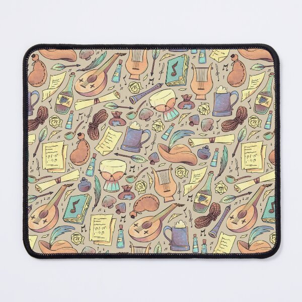 Item preview, Character Class: Bard | Inventory Seamless Pattern designed and sold by Nuvvola.
