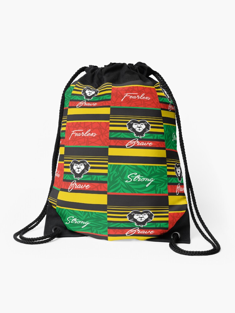 Strong Brave Fearless Lion 3 Drawstring Bag For Sale By Martsycircle Redbubble