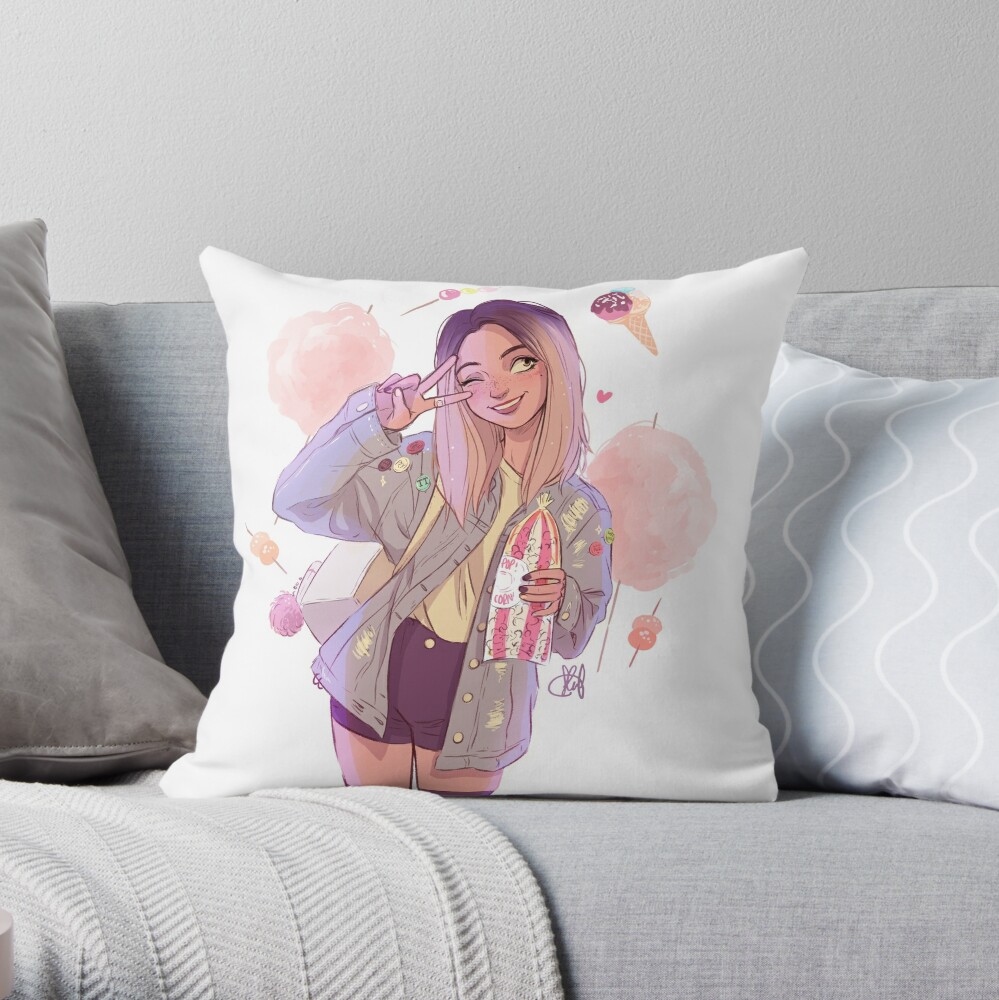 Sweeter Than Sweet Throw Pillow By Itslopez Redbubble