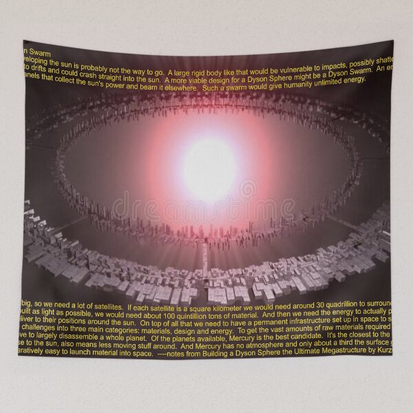 Item preview, Dyson Swarm Art designed and sold by Alicefish.