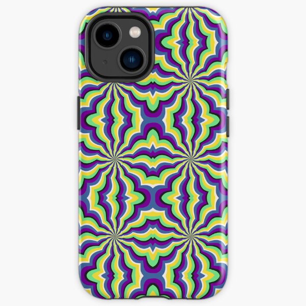 Optical Illusion #12 Psychedelic Abstract Acid Trip Visual iPhone Tough Case