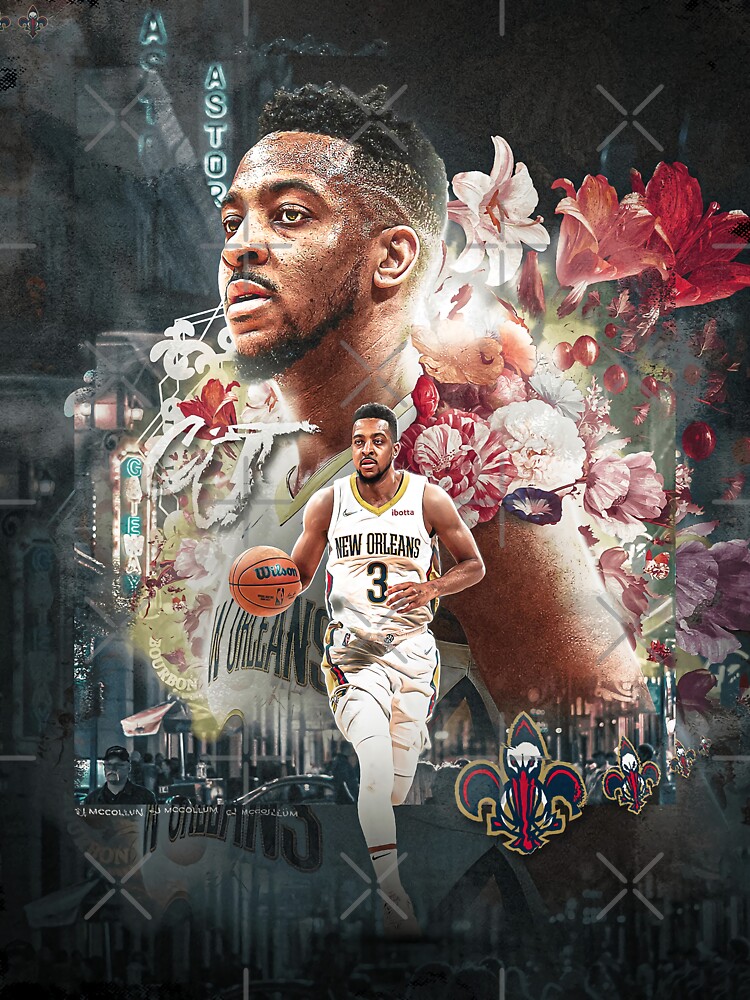 CJ McCollum - New Orleans Pelicans Basketball Poster for Sale by sportsign