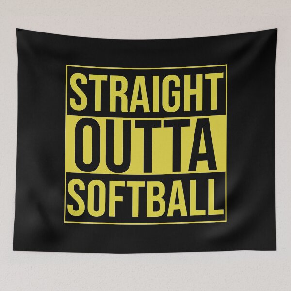Item preview, Straight Outta Softball Lanzamiento rápido designed and sold by 99Fastpitch.
