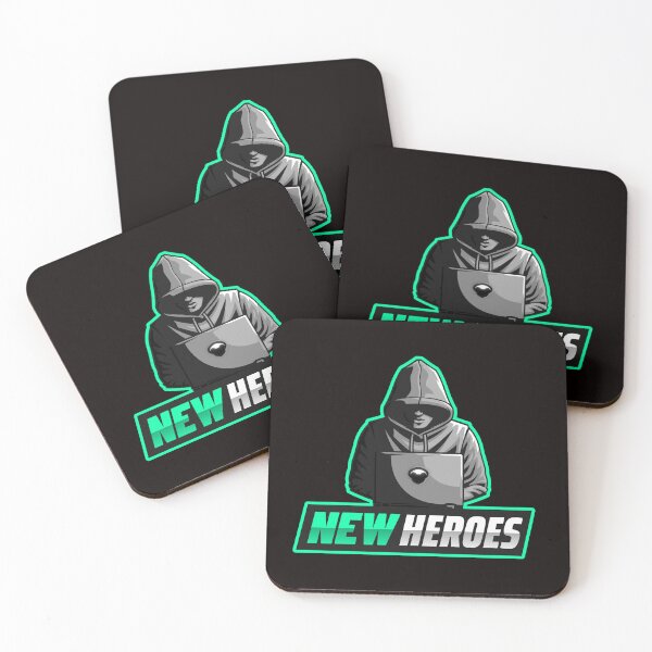 Item preview, NEW HEROES mysterious hacker 2 black background designed and sold by LargeShop.