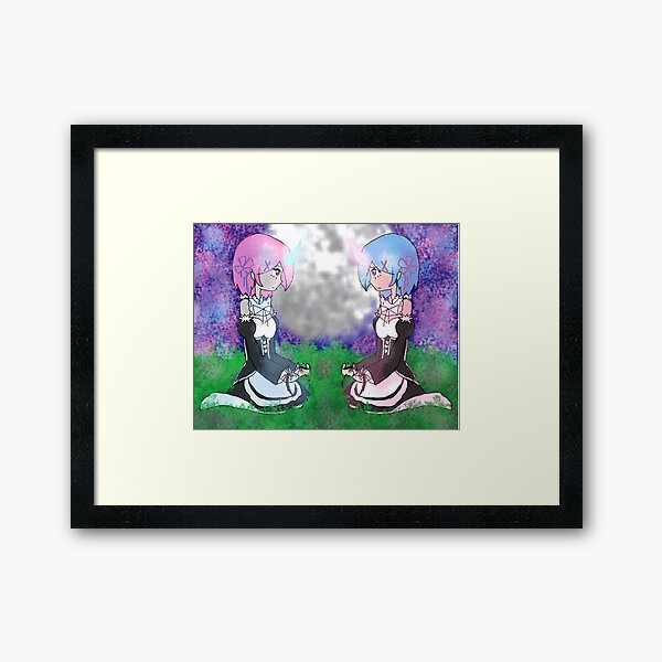 Rem + Ram : The Same And Different Framed Art Print