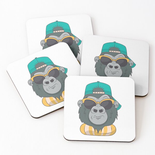 Item preview, Funny Gorilla with Sun Glasses Cool Style designed and sold by I'm  Redz.